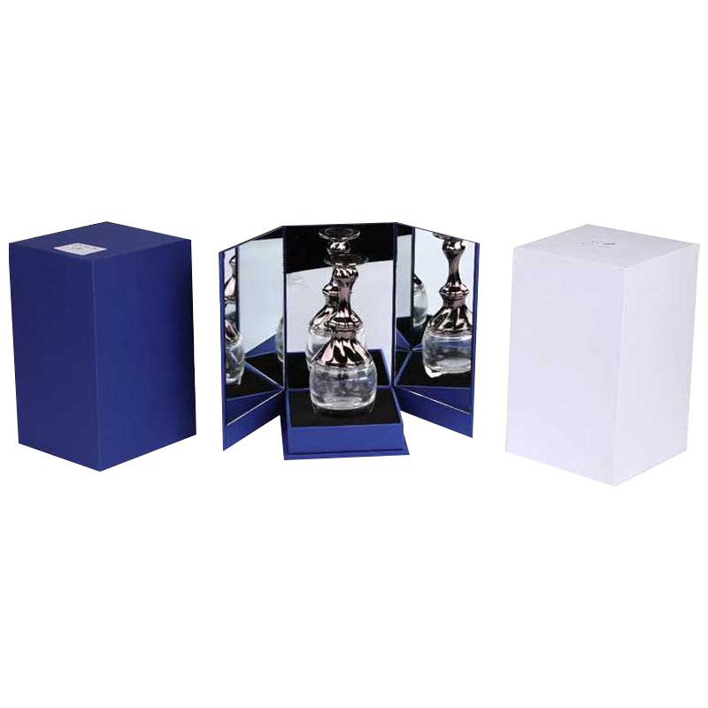 Boîte de parfum de miroir pliant