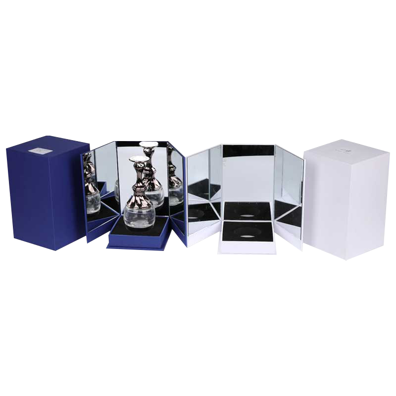 Boîte de parfum de miroir pliant