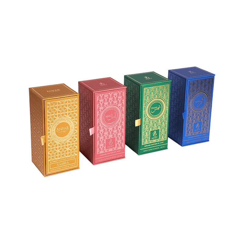 Boîte d'emballage de parfum de légende Journey avec intérieur EVA amélioré Boîte d'emballage de parfum de légende Journey avec intérieur EVA amélioré