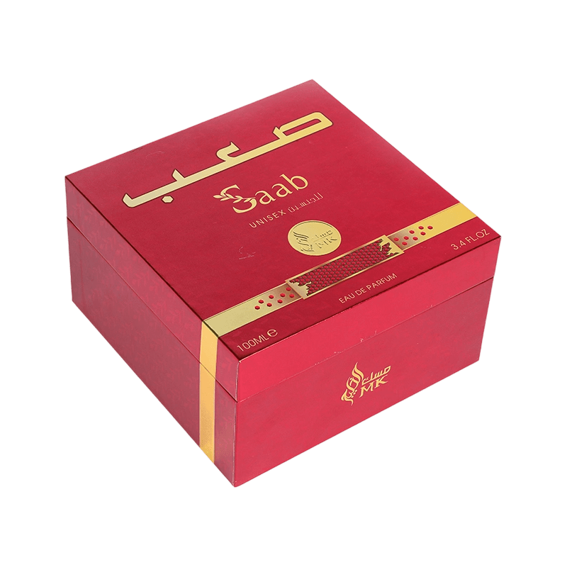 Boîte de parfum Golden Dawn avec planche grise de 2 mm