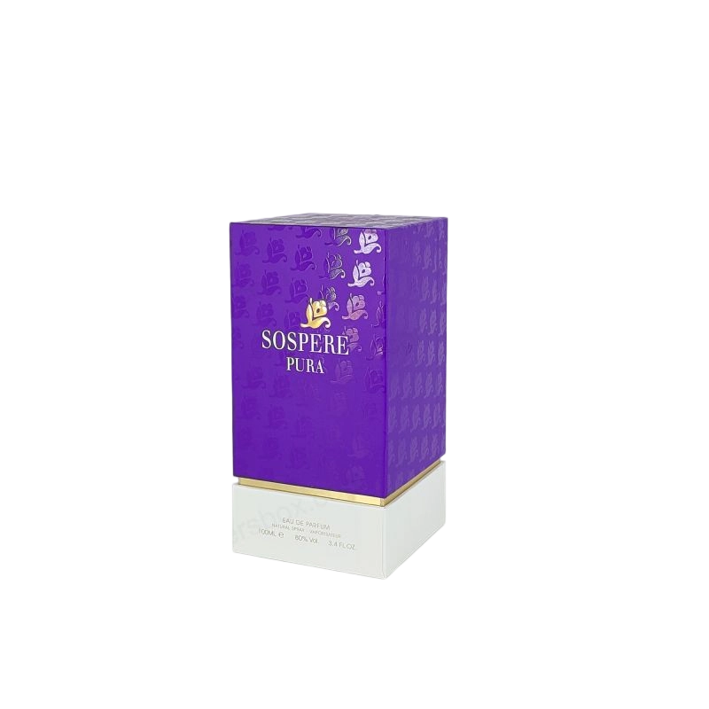 Boîte de parfum rigide premium avec logo en feuille d'or et plateau EVA fait à la main HP006