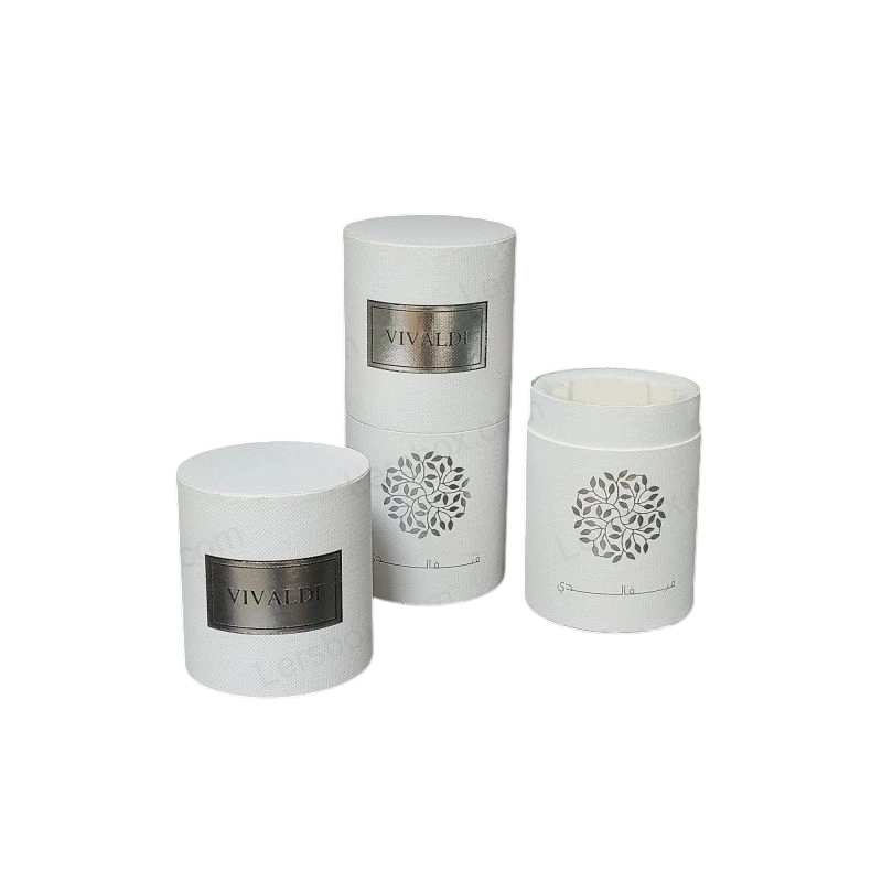 Boîtes de tube en papier pliable pour un stockage efficace et des options d'emballage de produits élégants HT003