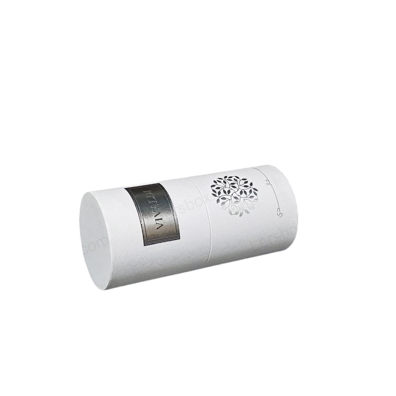 Boîtes de tube en papier pliable pour un stockage efficace et des options d'emballage de produits élégants HT003