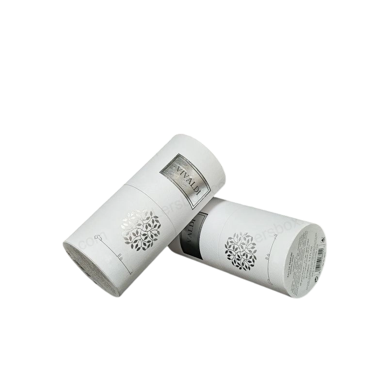 Boîtes de tube en papier pliable pour un stockage efficace et des options d'emballage de produits élégants HT003