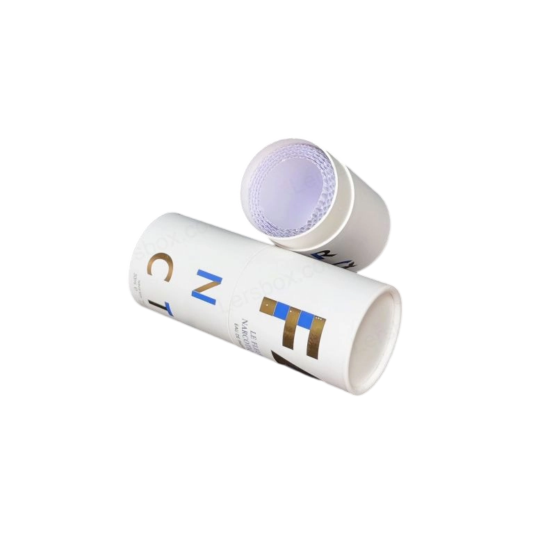 Boîtes de tube en papier pliable pour un stockage efficace et des options d'emballage de produits élégants HT003