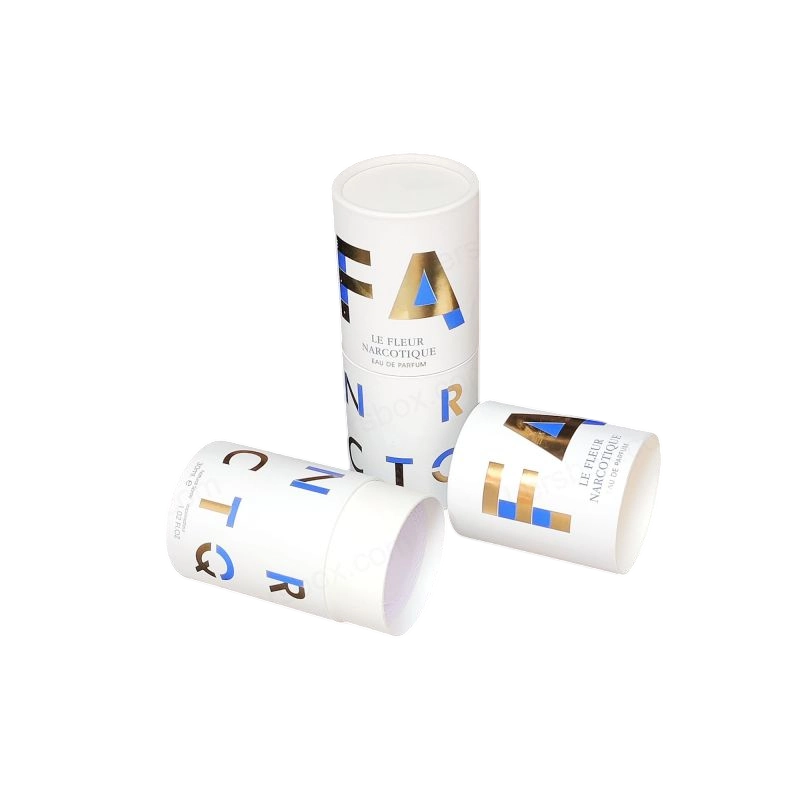 Boîtes de tube en papier pliable pour un stockage efficace et des options d'emballage de produits élégants HT003