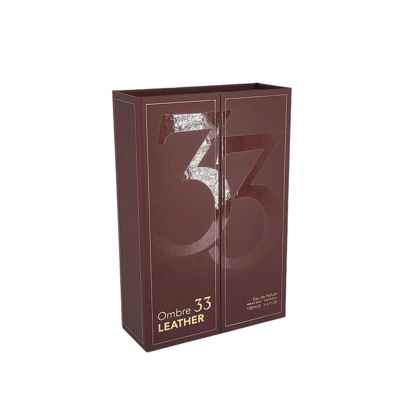 Boîte de parfum en feuille d'or faites à la main avec plateau EVA et construction rigide robuste HP015