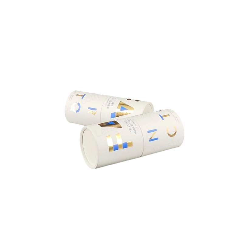 Boîtes de tube en papier pliable pour un stockage efficace et des options d'emballage de produits élégants HT003
