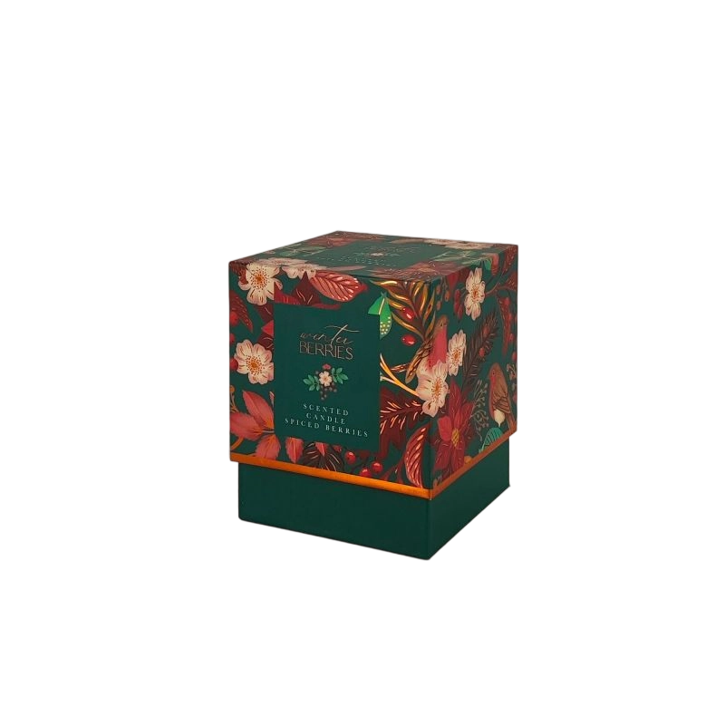Boîte de parfum en feuille d'or avec plateau en mousse EVA et conception robuste artisanale HP022