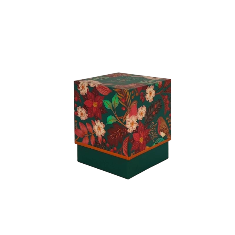 Boîte de parfum en feuille d'or avec plateau en mousse EVA et conception robuste artisanale HP022