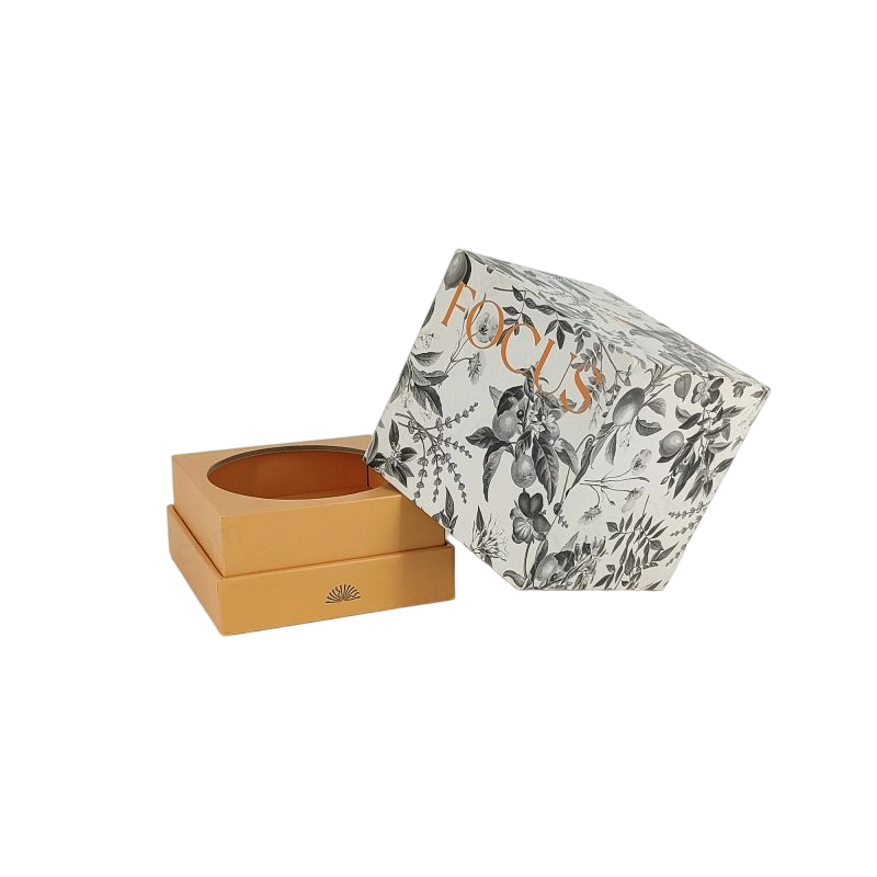 Boîte de parfum en feuille d'or avec plateau en mousse EVA et conception robuste artisanale HP022