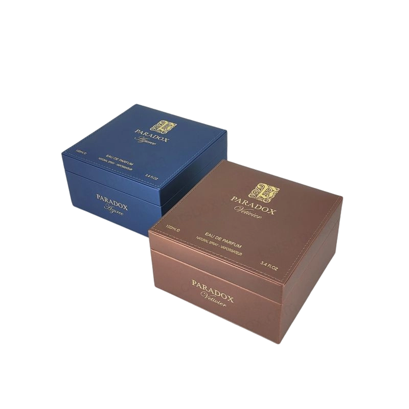 Boîtes en cuir PU durable et élégant avec designs personnalisés pour la vente au détail, le cadeau et le stockage PU002