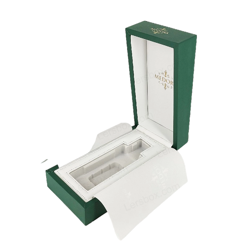 Boîtes en cuir PU pour emballage de luxe, parfait pour les cadeaux, l'affichage de la vente au détail et le rangement PU003