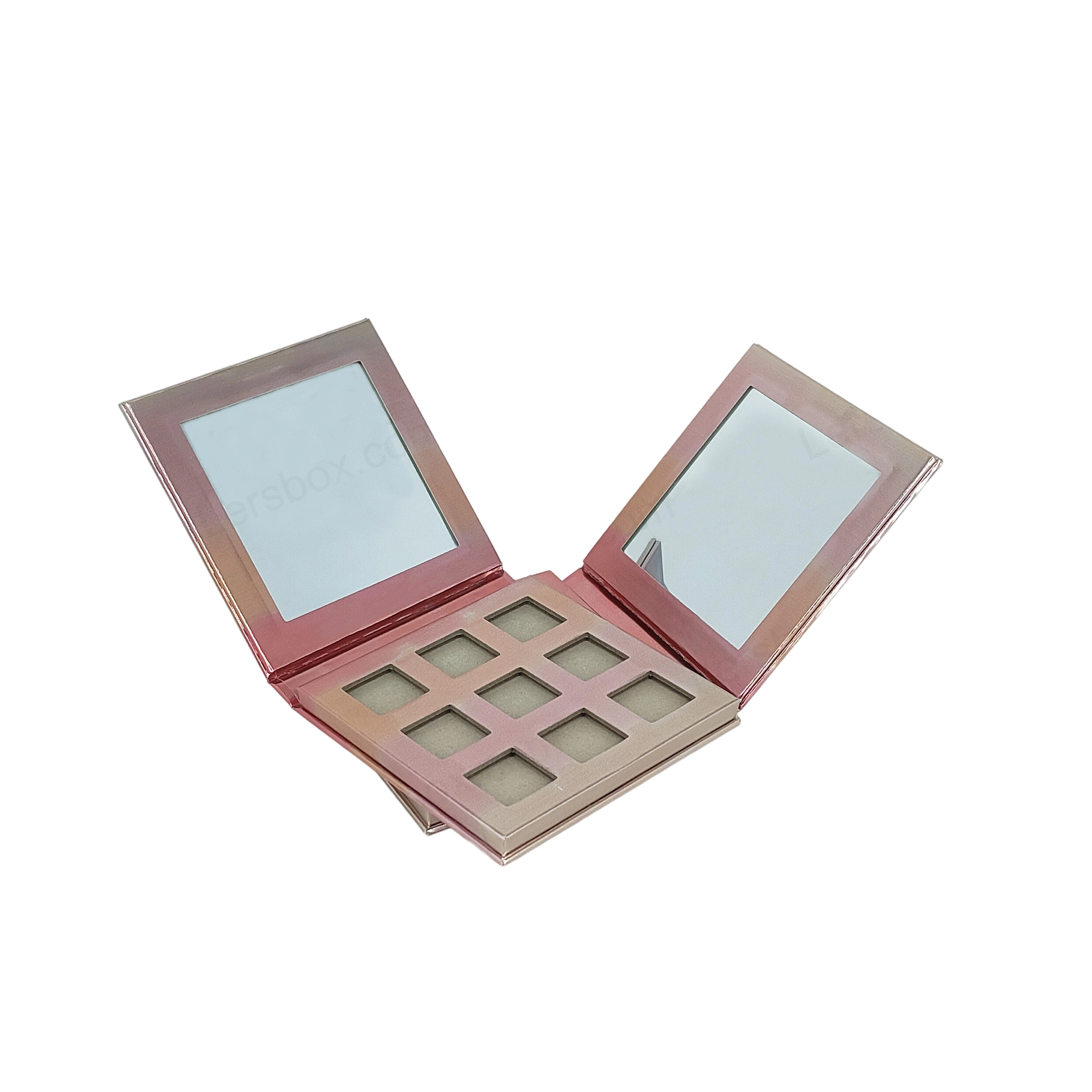 Logo personnalisé Cosmetics Pan Rose Contour Blush Presse Poudre Vegan Makeup Maquillaje Private Blush Palette Palette 003