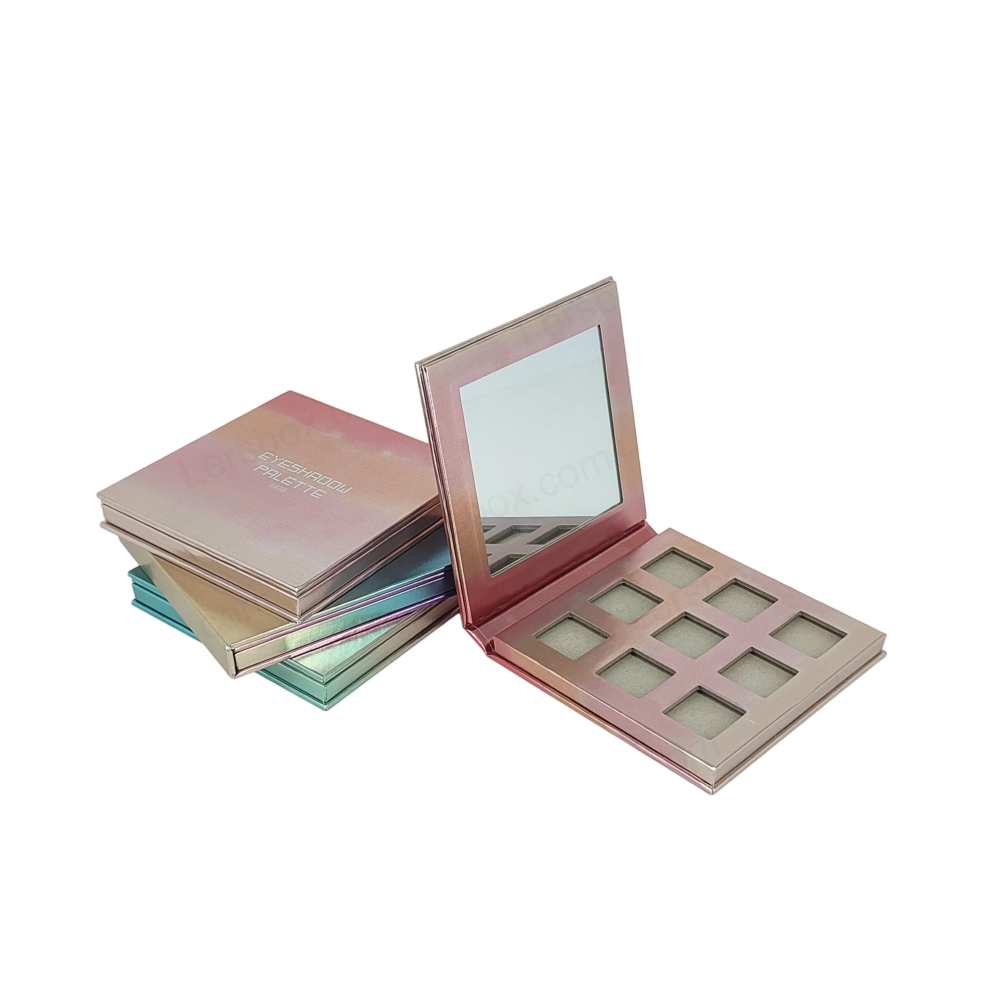 Logo personnalisé Cosmetics Pan Rose Contour Blush Presse Poudre Vegan Makeup Maquillaje Private Blush Palette Palette 003