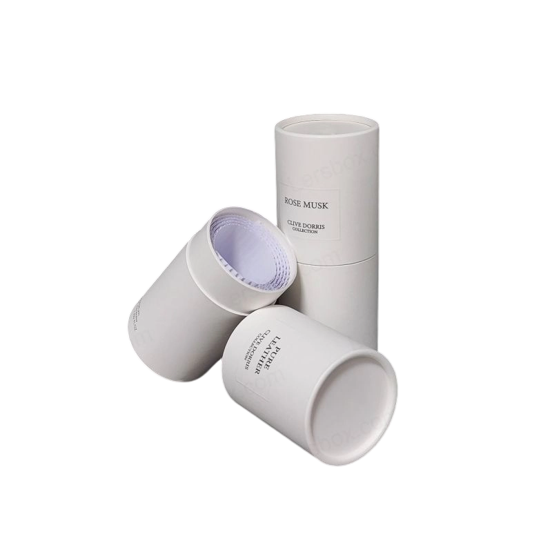 Boîtes à tube en papier pour cadeaux, abonnements et produits spécialisés avec une marque personnalisée HT013