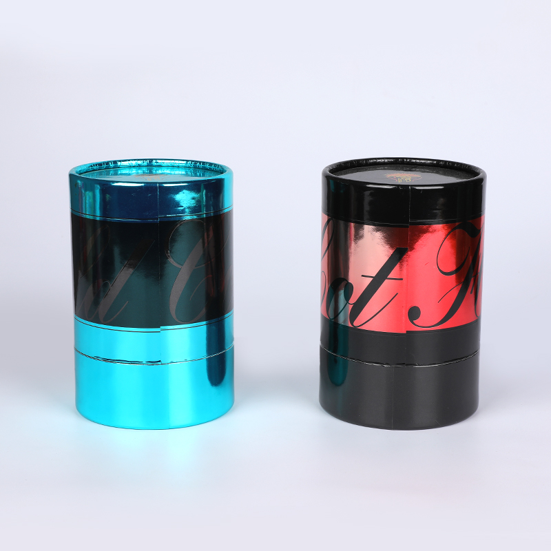 Tube en papier 120gsm peut pour luxueux parfum et emballage cadeau