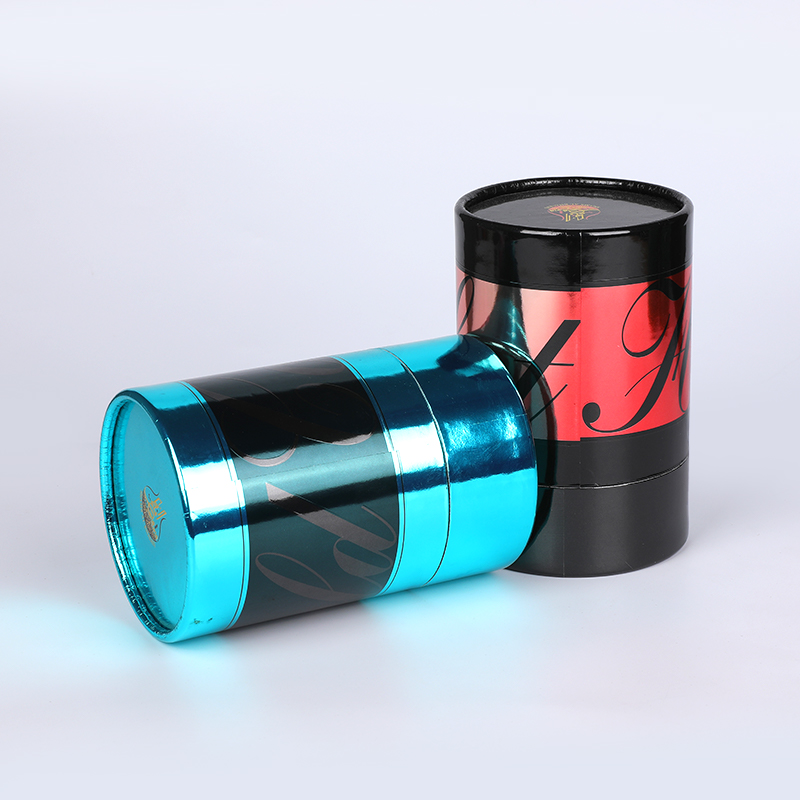 Tube en papier 120gsm peut pour luxueux parfum et emballage cadeau