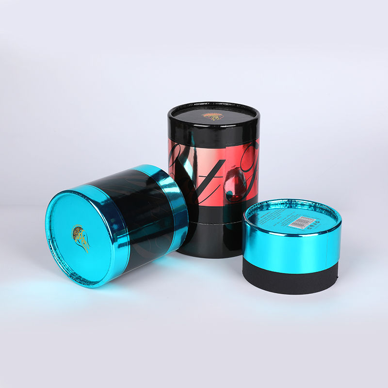 Tube en papier 120gsm peut pour luxueux parfum et emballage cadeau